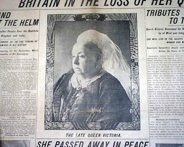 Королева Виктория умерла в Осборн-хаусе в 1901 году после 63 лет правления
