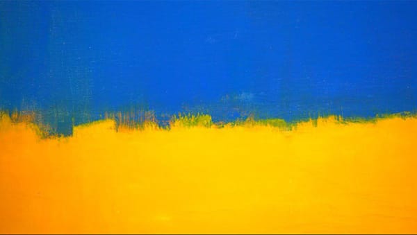 Марк Ротко, Желтый и голубой, 1954