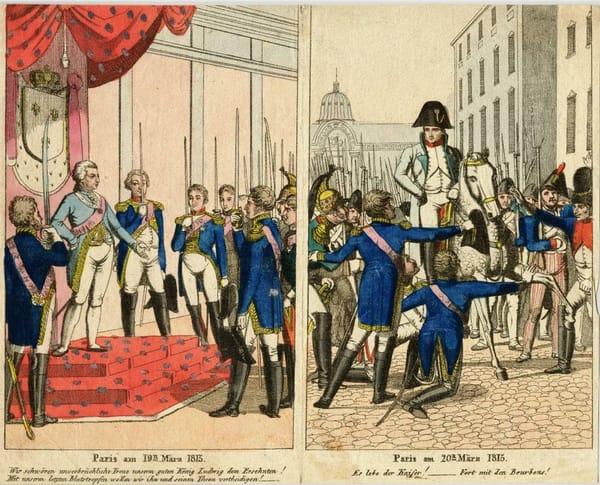Возвращение Наполеона с Эльбы в Париж 20 марта 1815 года и отклик современников