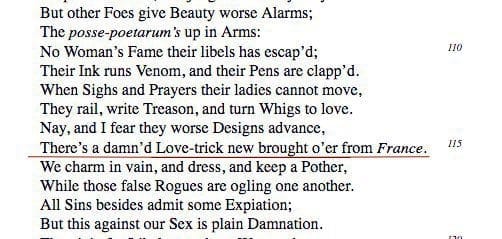 There’s a damn’d Love-trick new brought oer from France