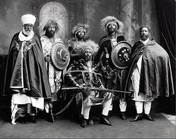 Эфиопская делегация на коронации Эдварда VII в 1902 году