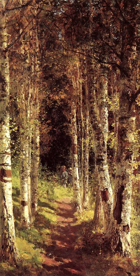 Василий Поленов, Березовая аллея, 1880