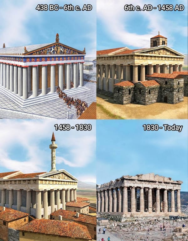 Четыре эпохи Парфенона
