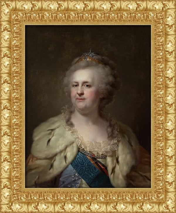 Екатерина Великая в 62 года