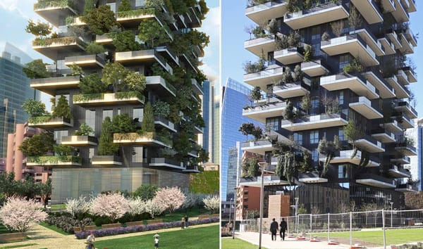 Критика Bosco Vertical в Милане и совет автора присмотреться к девичьему винограду