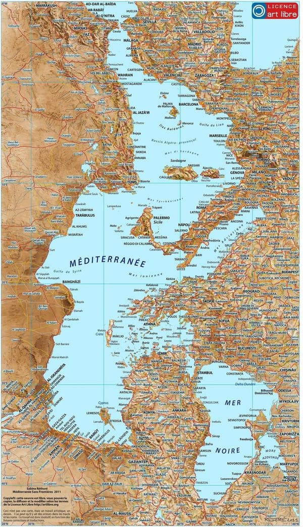 А что, если перевернуть Средиземное море?
