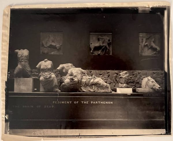 Скульптуры Парфенона в Британском музее, 1885 год