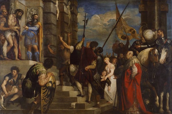 Одно из величайших полотен Тициана «Се человек», 1543 год