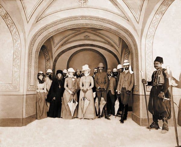Великий князь Сергей Александрович и великая княгиня Елизавета Федоровна Романовы на Святой земле