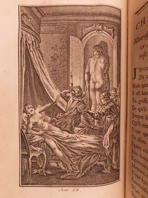 Гравюры из книги Вольтера "Орлеанская девственница", 1762