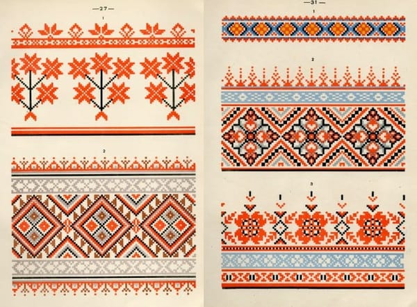 2 книги по белорусскому орнаменту, ткачеству и вышивке: