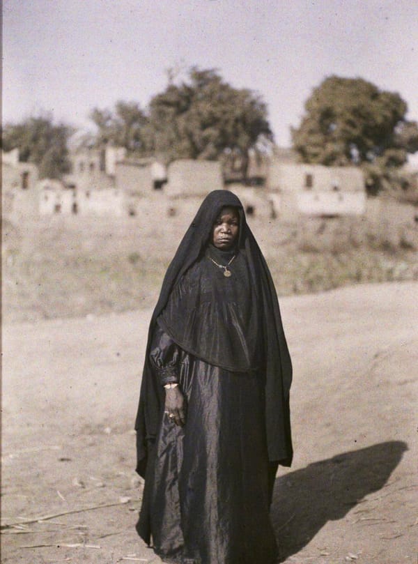 Портрет нубийки Аль-Минья, Египет, 1914 год