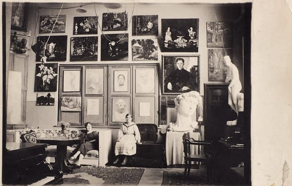 Фотографии из личного архива художника Ильи Машкова, 1900-1910