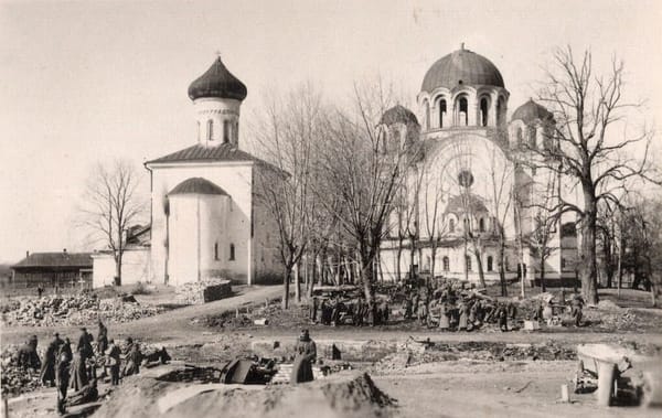 Спасо-Евфросиниевский монастырь, Полоцк, 1942 год