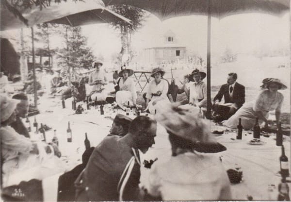 Пикник, фотография конца XIX в