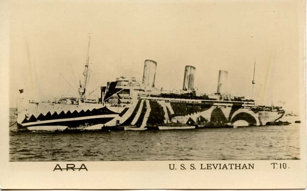 Военный лайнер «Левиафан», США, 1918