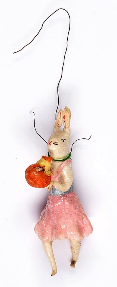 Елочная игрушка «Зайчиха», 1930-е