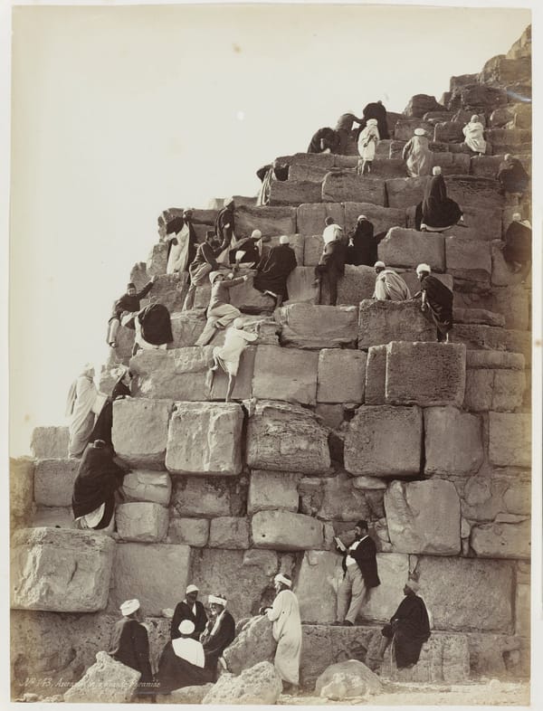 Восхождение на пирамиду Хеопса, 1869-1889