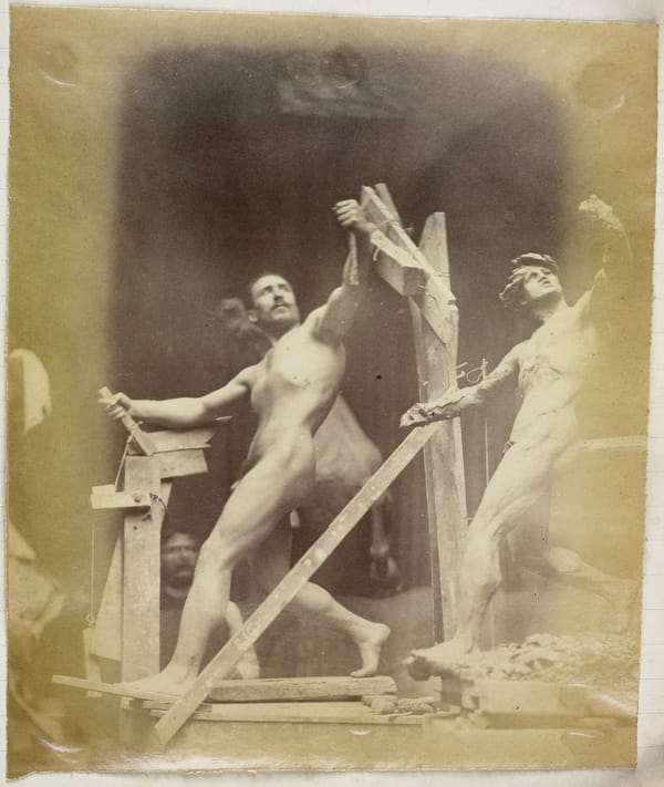 В мастерской Жака де Лаланга, Брюссель, 1883-1914