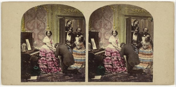 Признание в любви, Лондон, 1850-1864