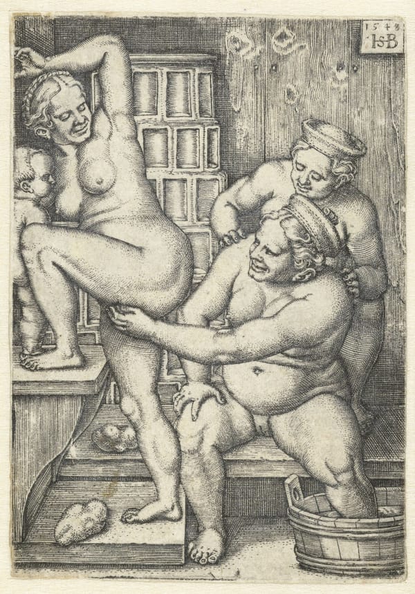 Женщины в бане, Франкфурт-на-Майне, 1548