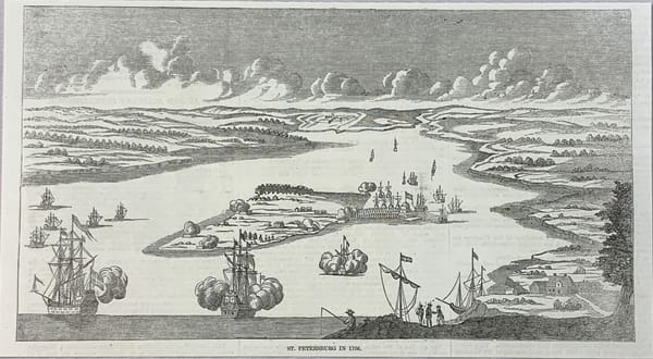 Санкт-Петербург в 1706 г