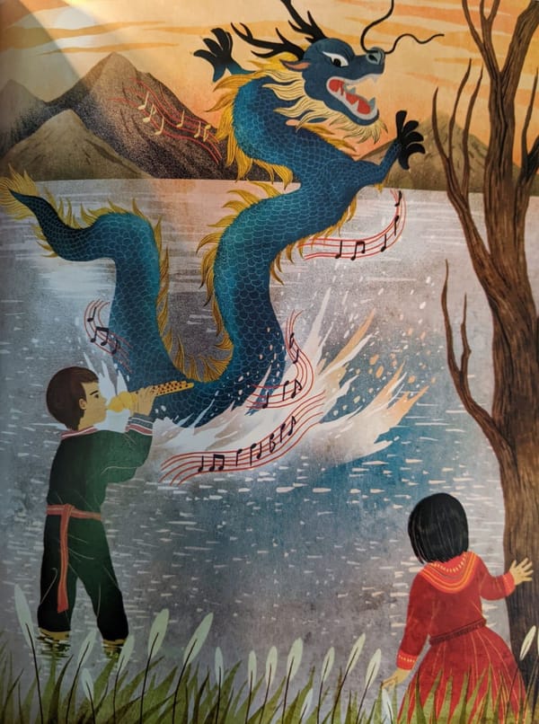 Рисунки Кхоа Ле из книги "Иллюстрированные истории драконов"