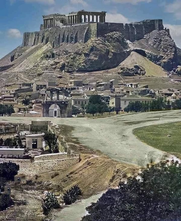 Акрополь в 1869 году