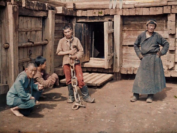Монгольский заключенный, 1913 год