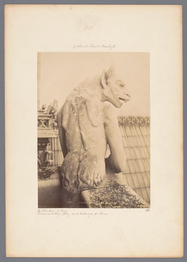 Скульптура в соборе Парижской Богоматери, 1875 -1900