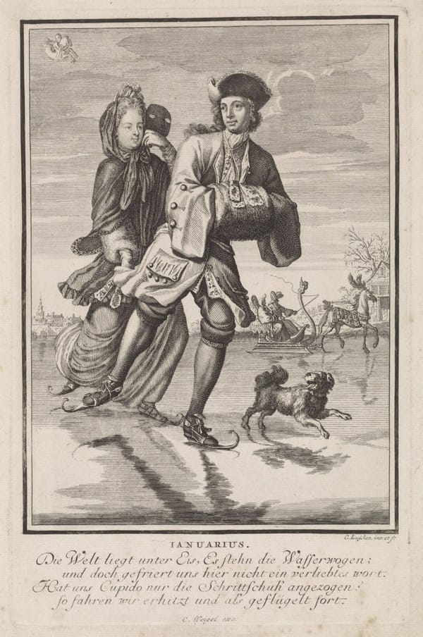 Январь, Каспар Луйкен, Нидерланды, 1698 - 1702