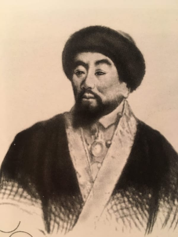Султан-правитель Младшего жуза полковник Мухамедгали Таукин в 1860 г. - праправнук Абулхаира