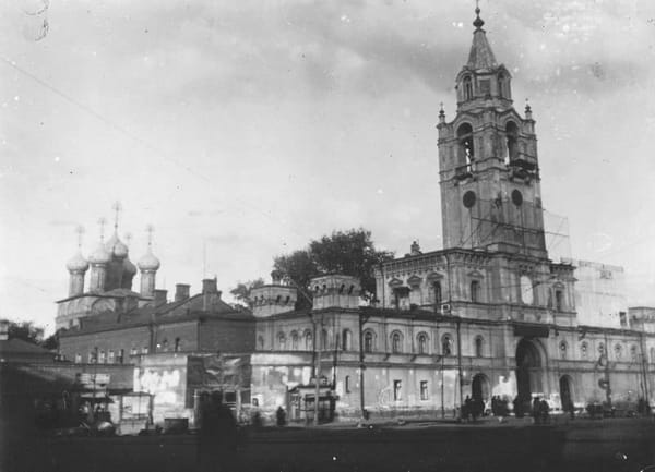 Страстной девичий монастырь в Москве, 1931