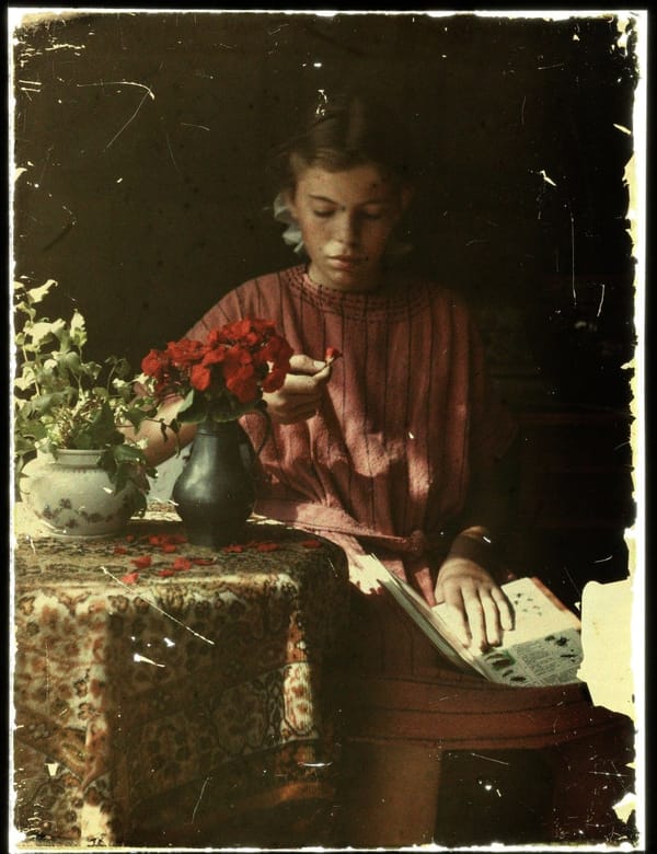 Портрет девочки с цветами, Нидерланды, 1907-1930