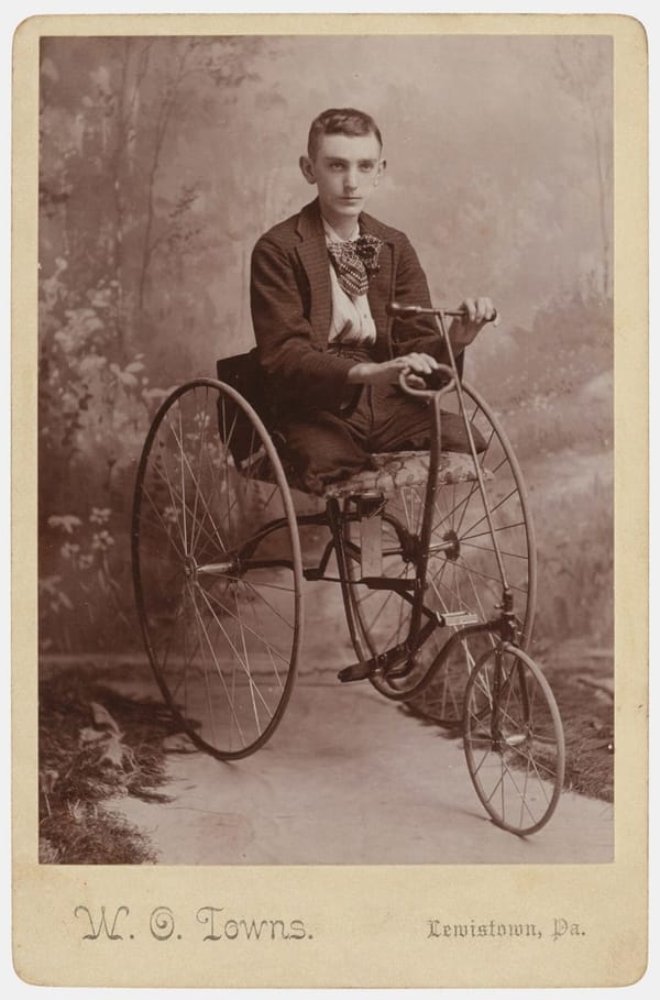 Мальчик в инвалидной коляске, 1890-е