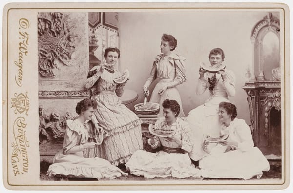 За поеданием арбуза, 1890-е