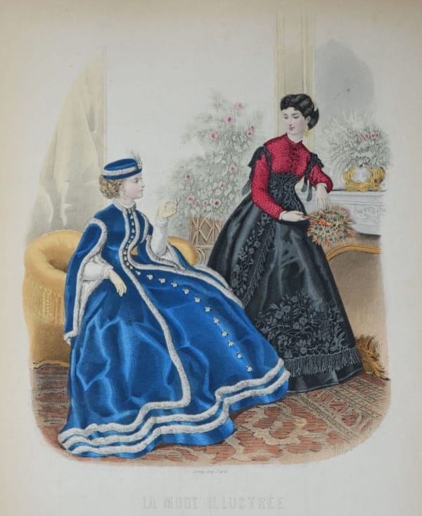 La mode illustree, Париж, 1872