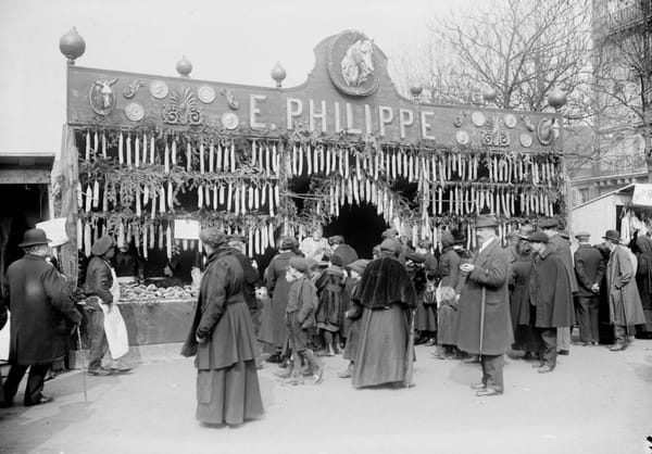 Ярмарка ветчины в Париже 1917 года