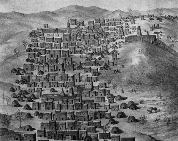 Милые домики в Тимбукту, Мали, 1830 год