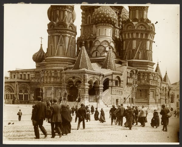 Фотографии из ознакомительной поездки в Россию, использованные для картины «Отмена крепостного права в России» (1914 г.) из цикла «Славянская эпопея», фотограф Альфонс Муха
