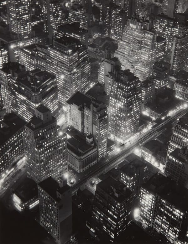 Ночной Нью-Йорк, фотограф Беренис Эбботт, 1932