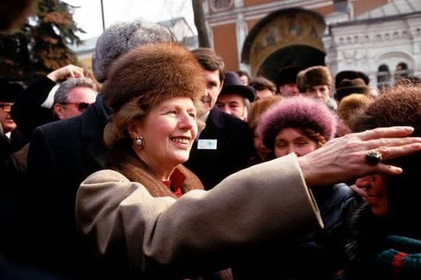 Маргарет Тетчер в Москве в 1987