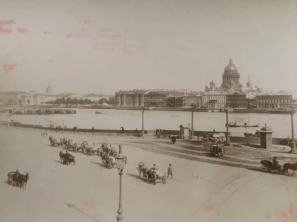 Санкт-Петербург, Университетская набережная, XIX в