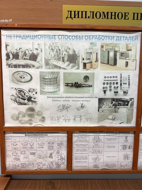Из нетрадиционного в СССР были только способы обработки деталей