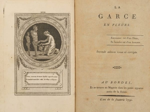 Эротический памфлет 1790 года