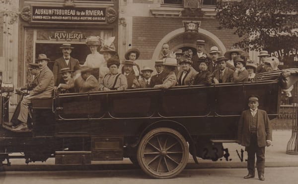 Открытые туристические автобусы, Германия, 1900-е гг