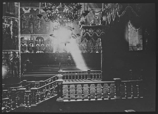 Трон Успенского Собора, возведенный при Иване Грозном, 1898 год