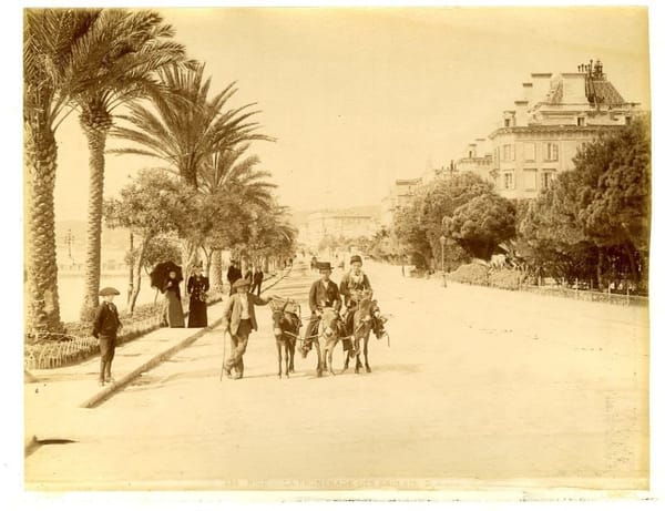 Английская набережная Ниццы, Франция, 1870-1880 гг