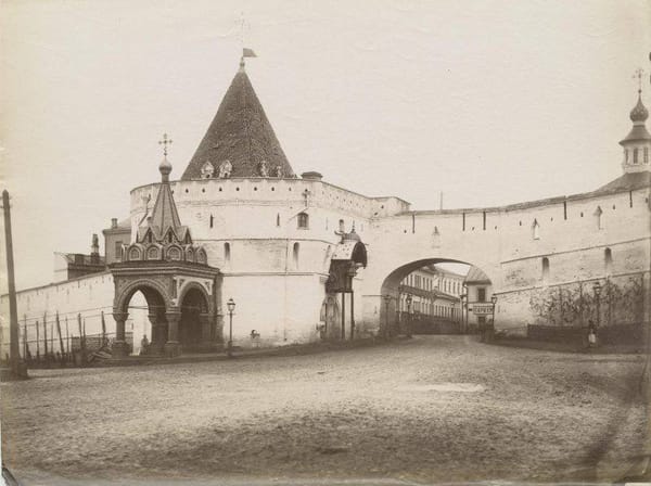 Варварские ворота Китай-города, начало 1880-х
