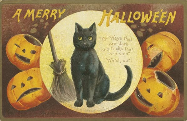 🎃 Подборка открыток на Хэллоуин, начало ХХ в